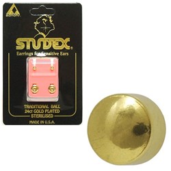 STUDEX Traditional ball studs mini gold